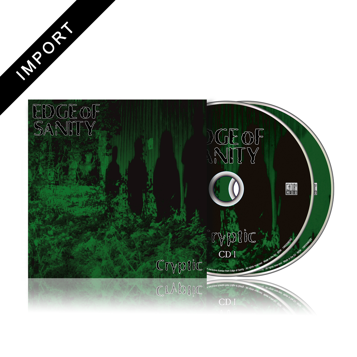 Edge of Sanity - Cryptic (Re-Issue) - 2xCD Jewelcase in O-Card