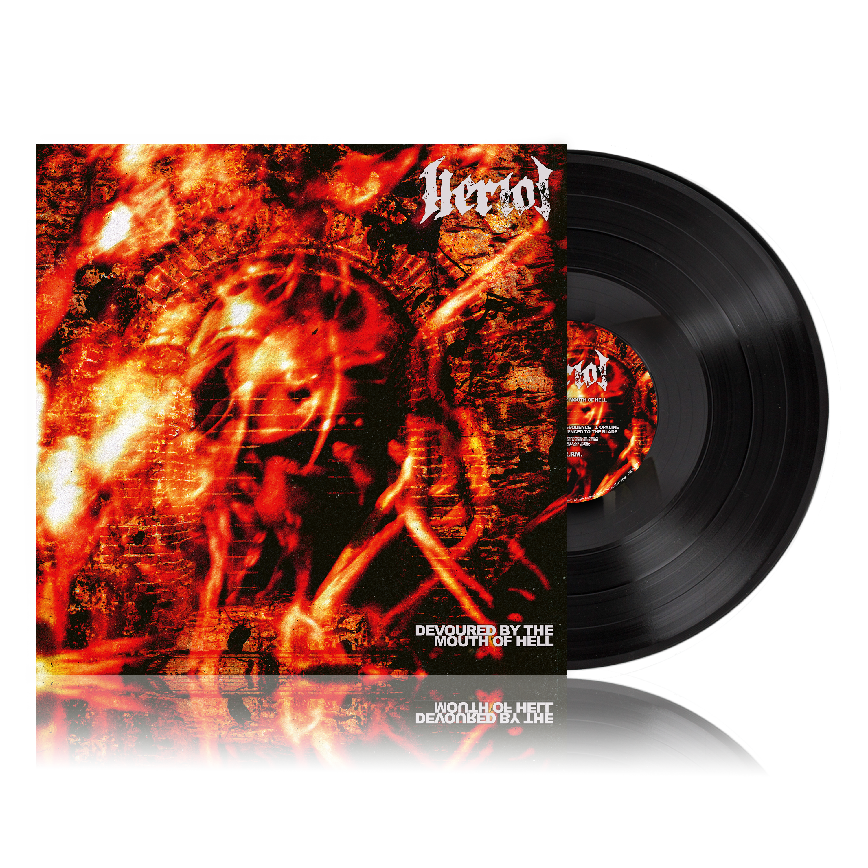 Heriot - Devoured by the Mouth of Hell - Black Vinyl LP – Century