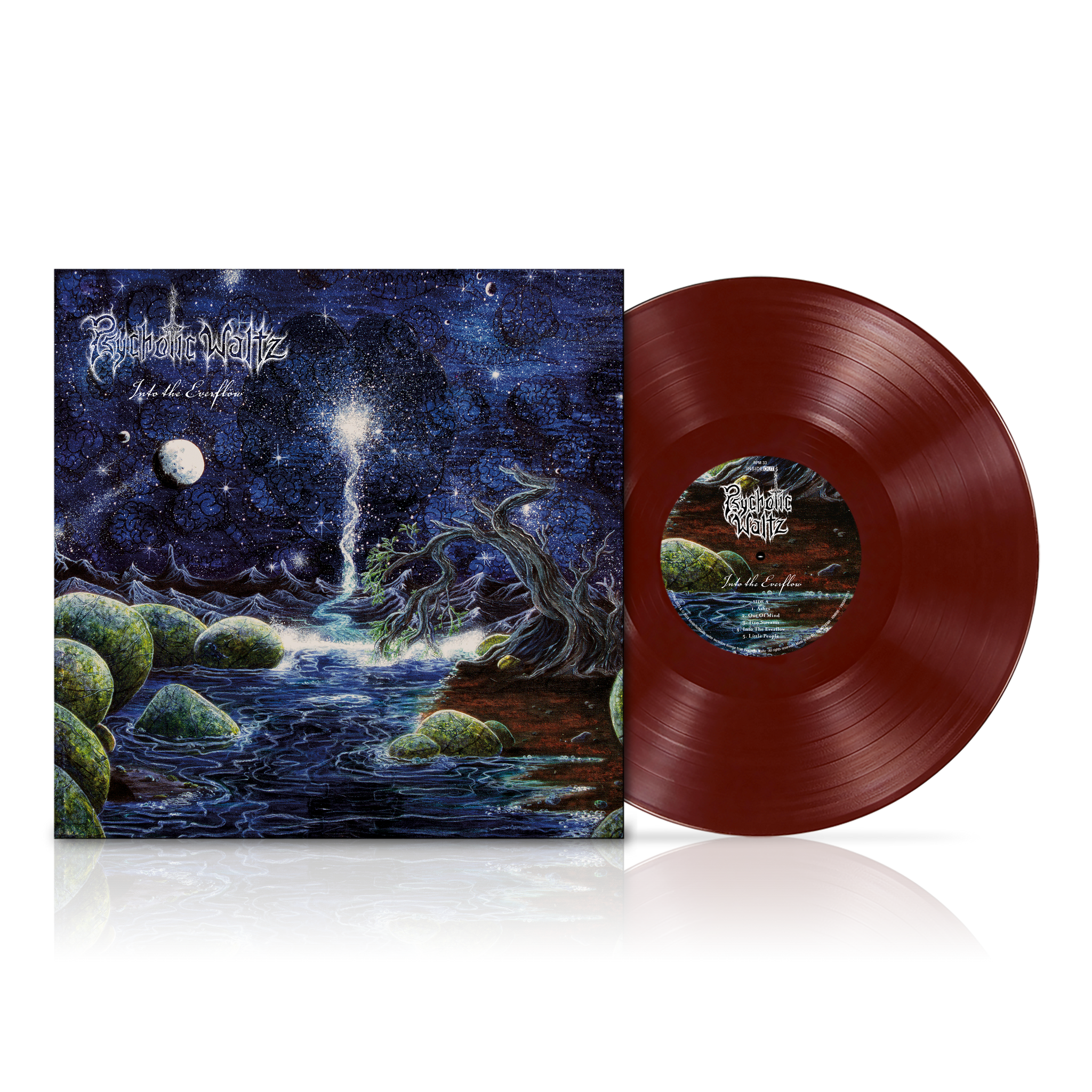 Psychotic Waltz - Into The Everflow (Re-issue 2024) - Deep Blood Red Vinyl LP