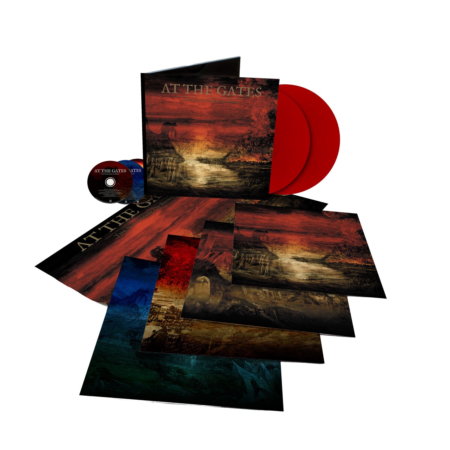 AT THE GATES - The Nightmare Of Being - Ltd. Deluxe Transparent