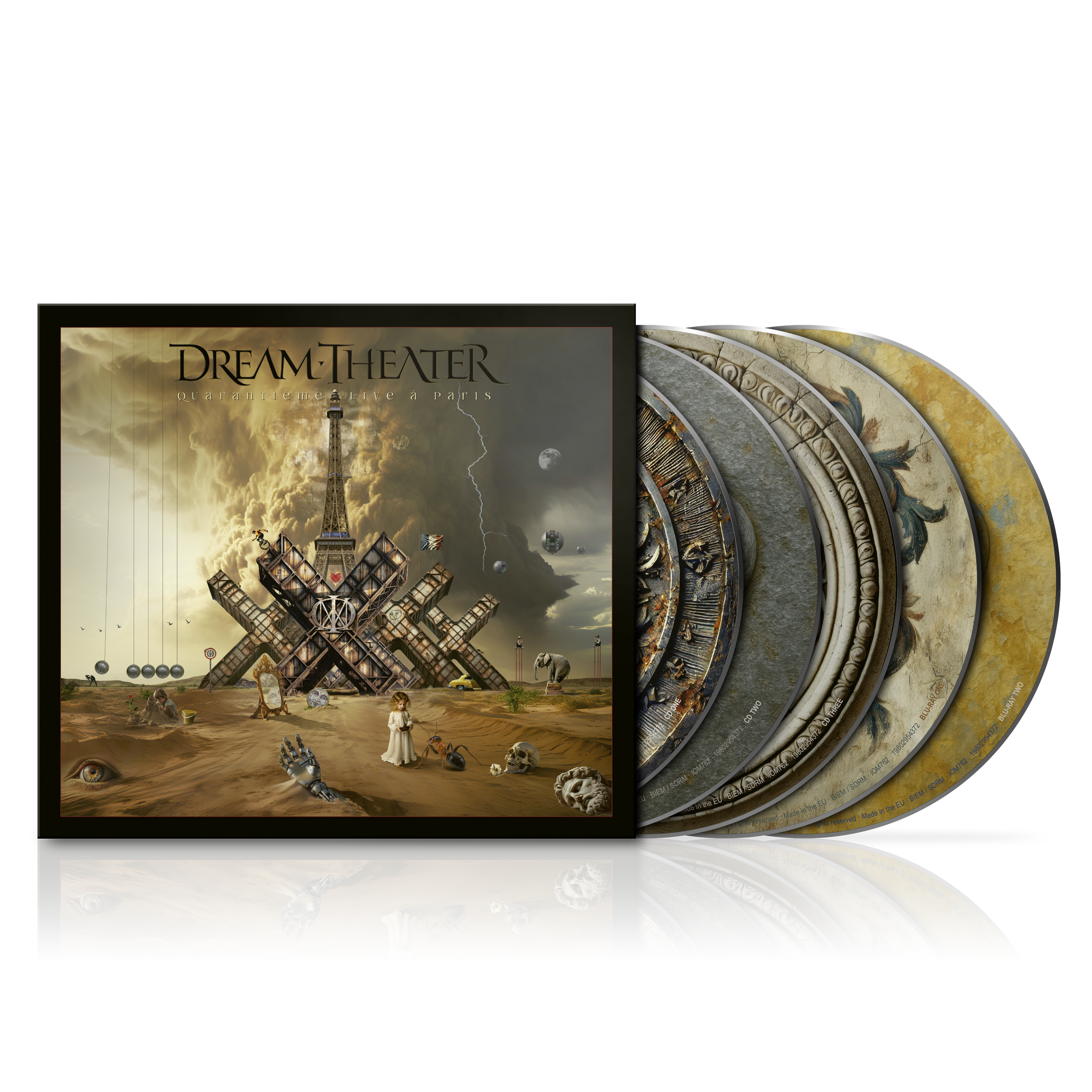 ライヴ・アット・オランピア、パリ [Blu-ray] Dream Theater - Quarantième: Live à Paris - 3xCD+2xBlu-ray