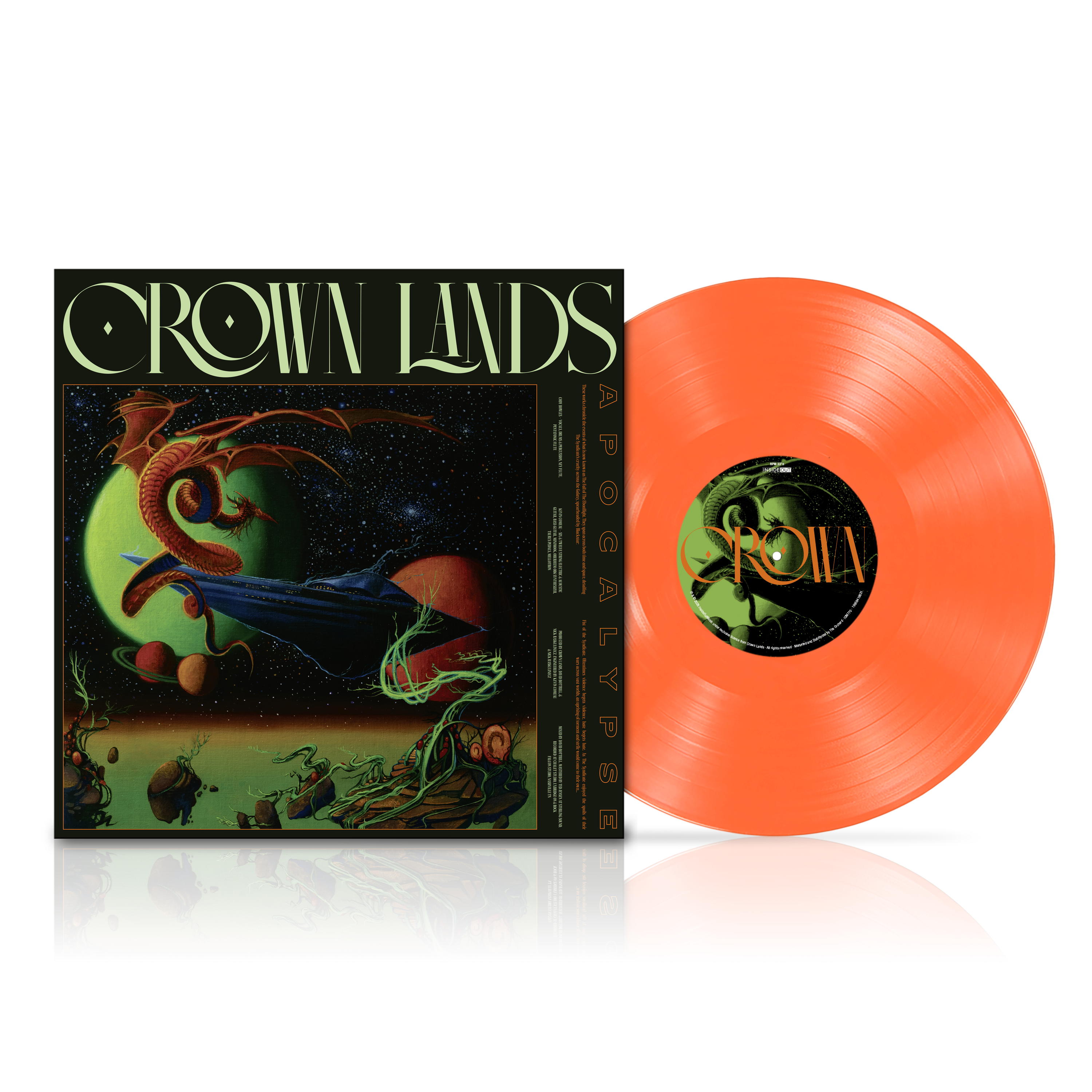 Crown Lands - Apocalypse - Neon Orange LP – Century Media Crown Lands - Apocalypse - Neon Orange LP – Century Media