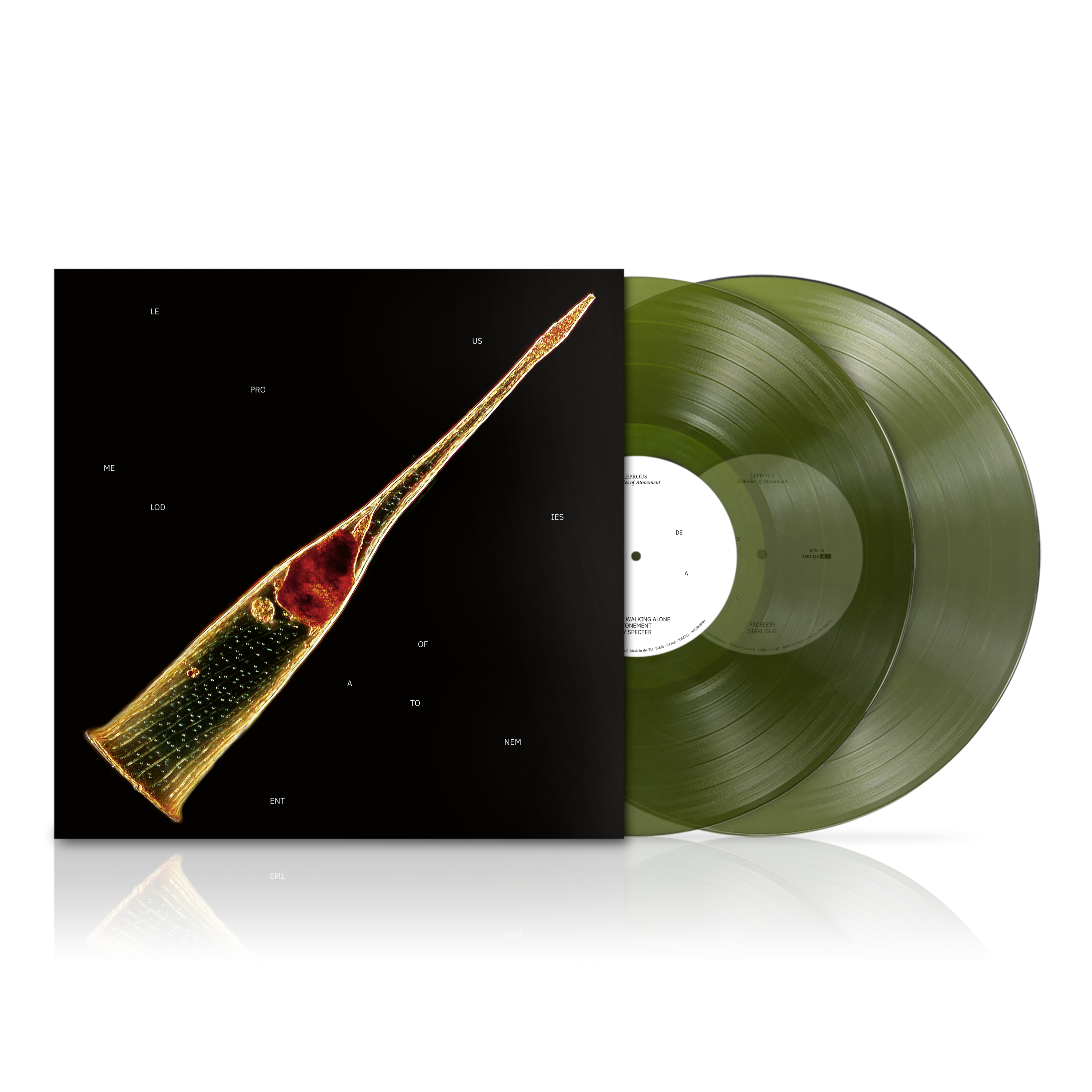 Leprous - Melodies Of Atonement - Gatefold Translucent Forest Green Vi ...