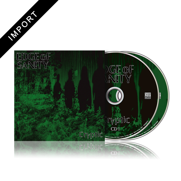 Edge of Sanity - Cryptic (Re-Issue) - 2xCD Jewelcase in O-Card