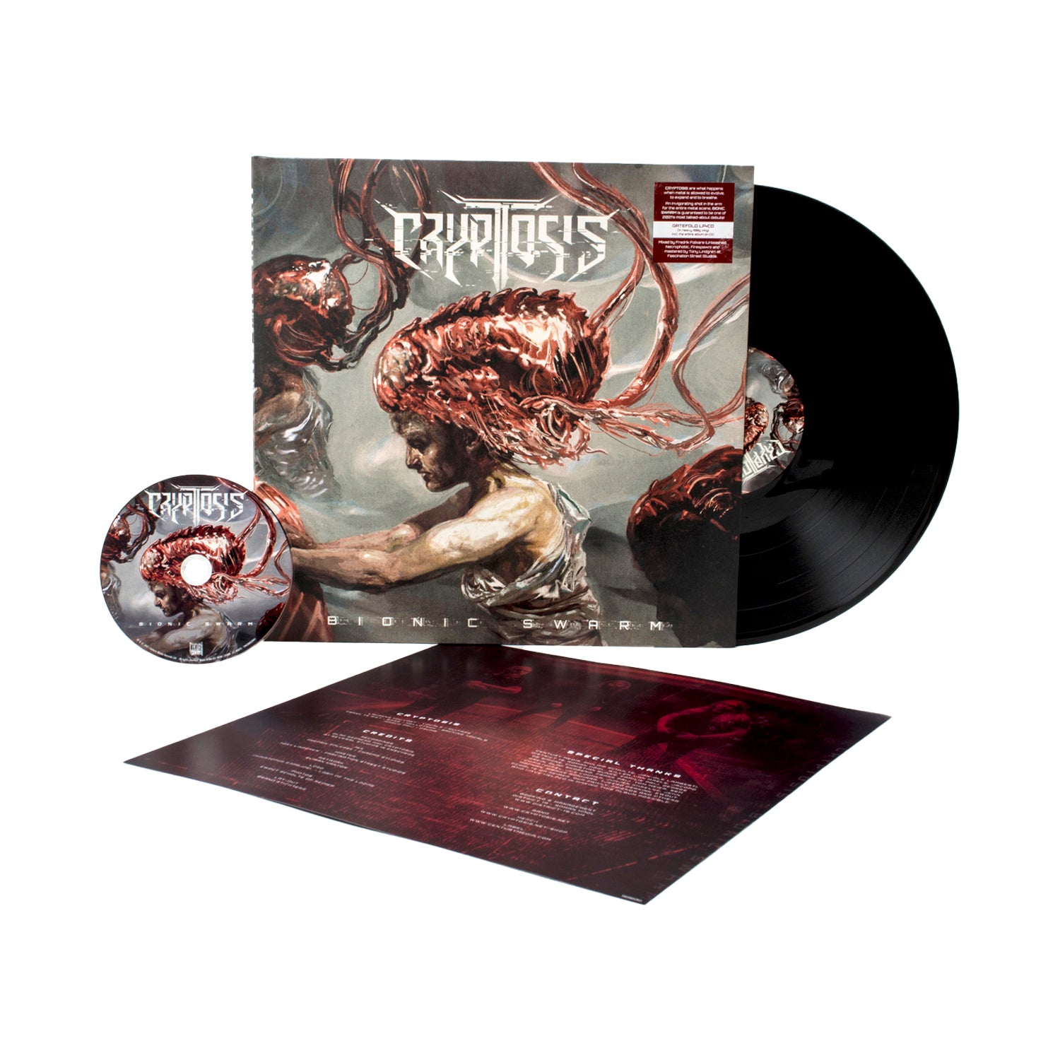 Cryptosis - Bionic Swarm - Black Vinyl LP + CD