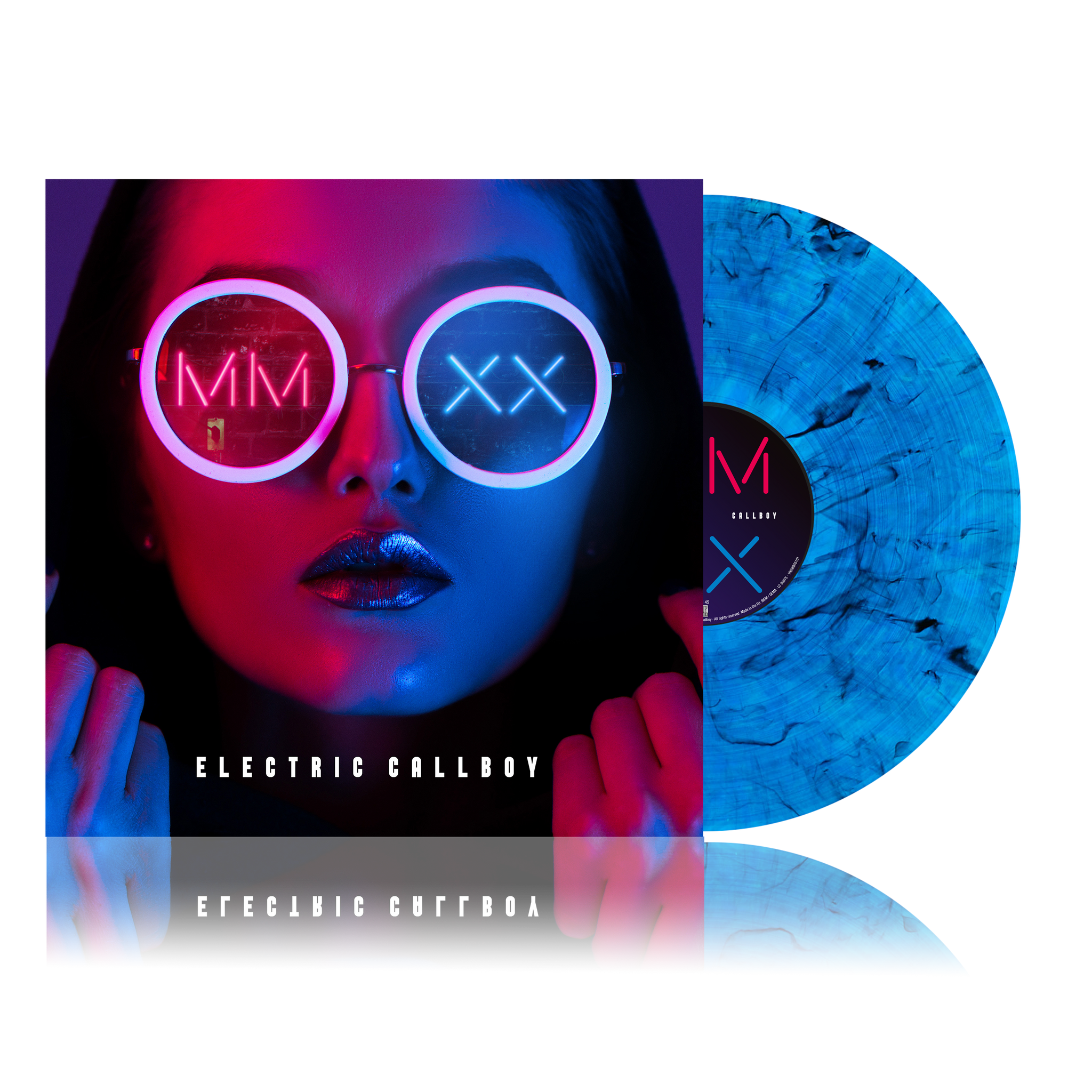 ELECTRIC CALLBOY - MMXX - EP (Re-issue 2023) - Transparent Blue Smoke LP