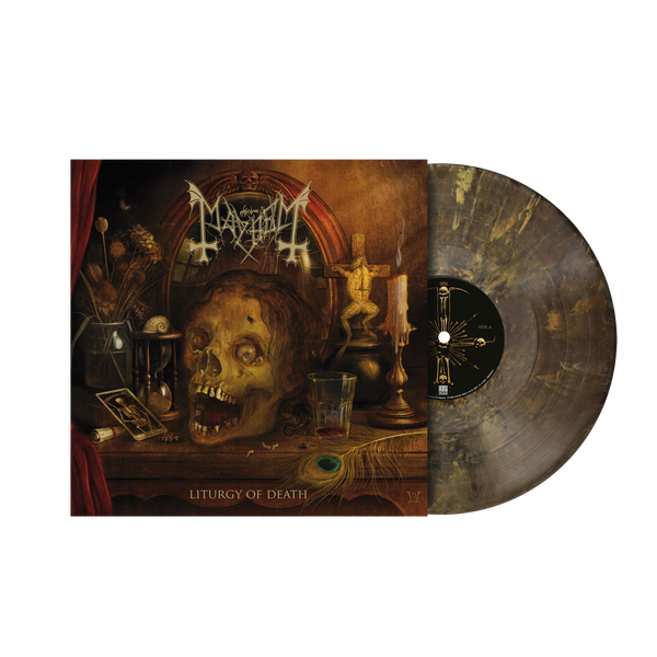 Mayhem - Liturgy of Death - Ltd. Copper Black Ice LP & LP-Booklet