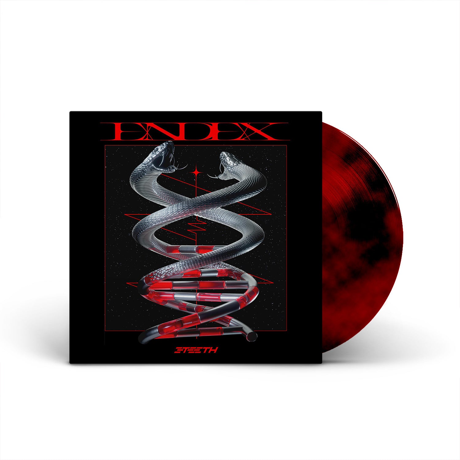 3TEETH - EndEx - Red Smoke LP