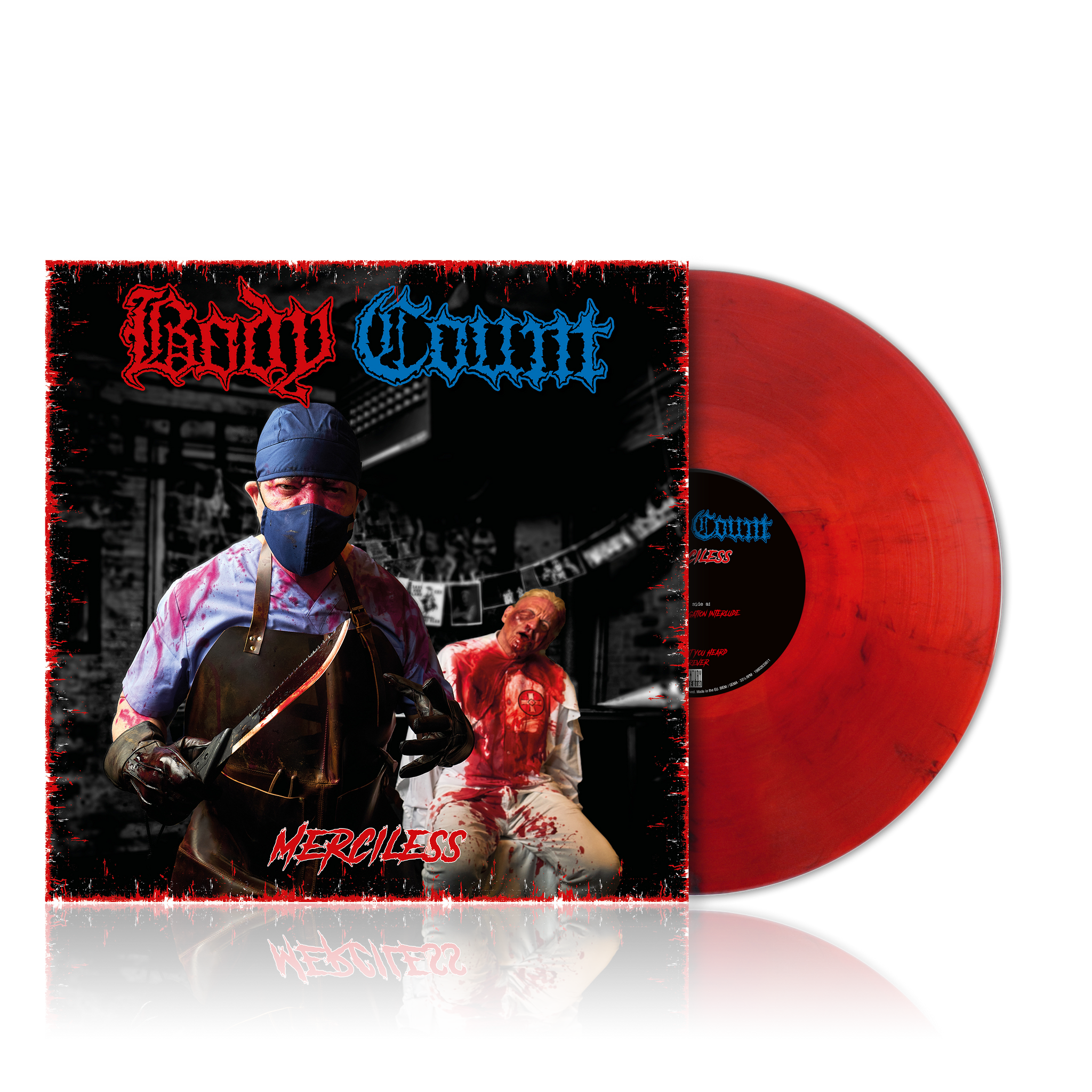 Body Count - Merciless - Ltd. Psychopath Red Vinyl 12"