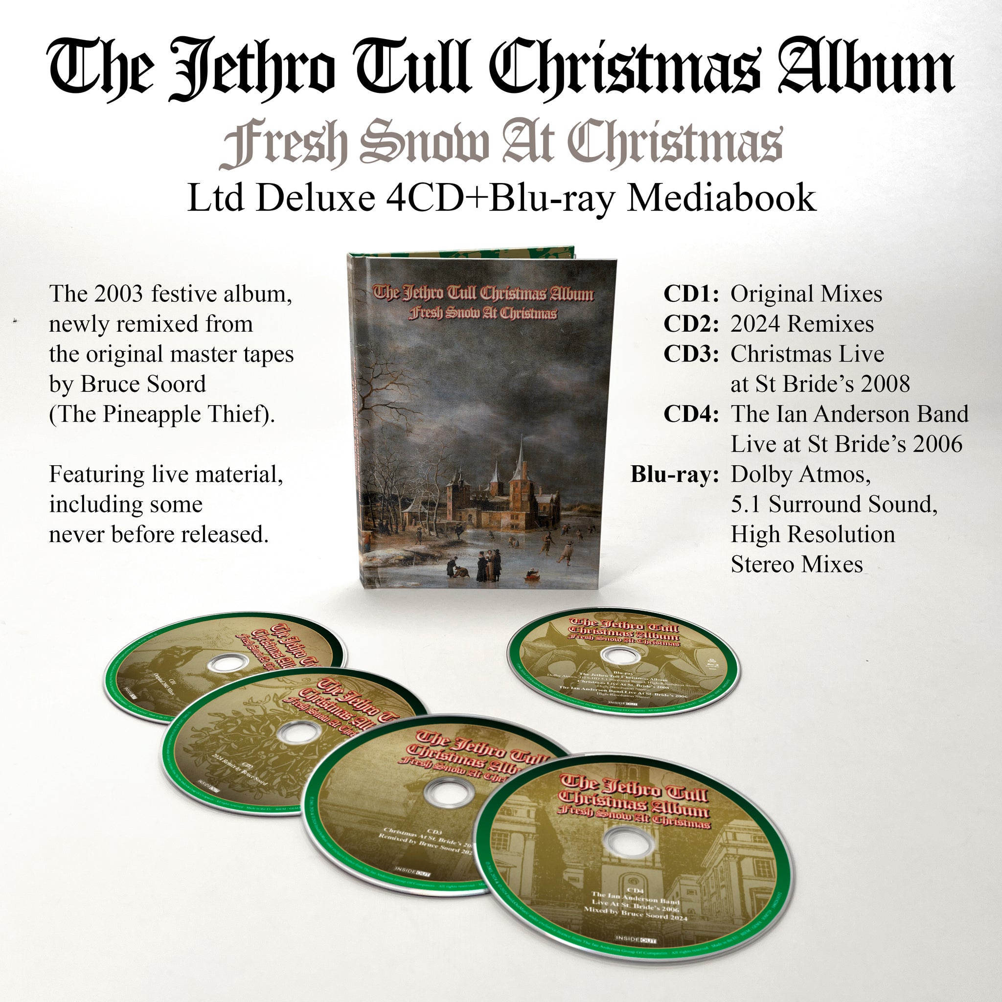 Jethro Tull - The Jethro Tull Christmas Album - Fresh Snow At Christmas - CD + BluRay