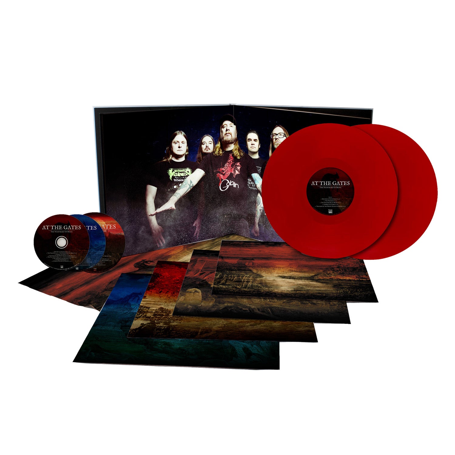 AT THE GATES - The Nightmare Of Being - Ltd. Deluxe Transparent Blood ...