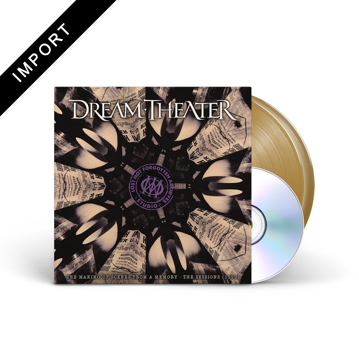 DREAM THEATER - Lost Not Forgotten Archives: The Making Of Scenes From A Memory - The Sessions (1999) - Gold 2xLP + CD