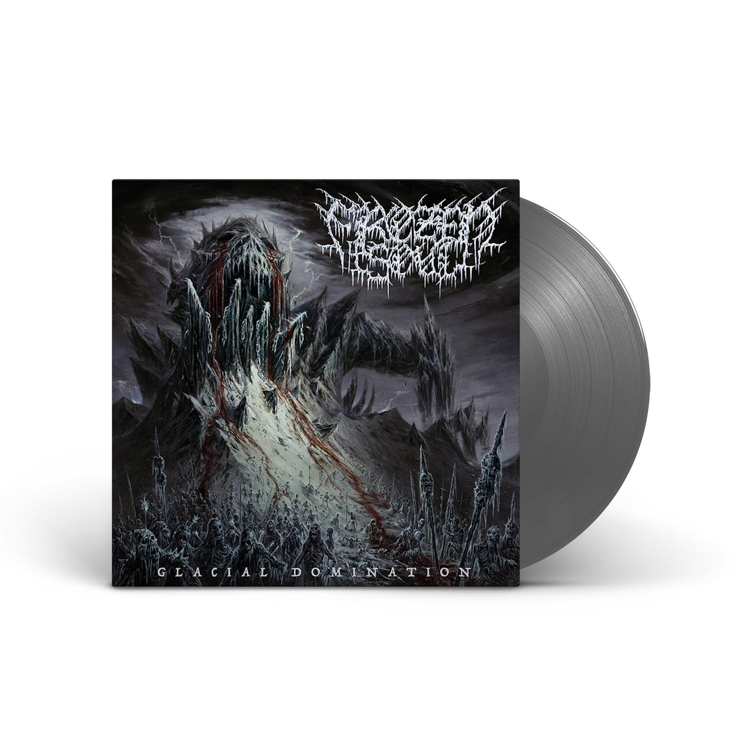 FROZEN SOUL - Glacial Domination - Black Ice LP – Century Media