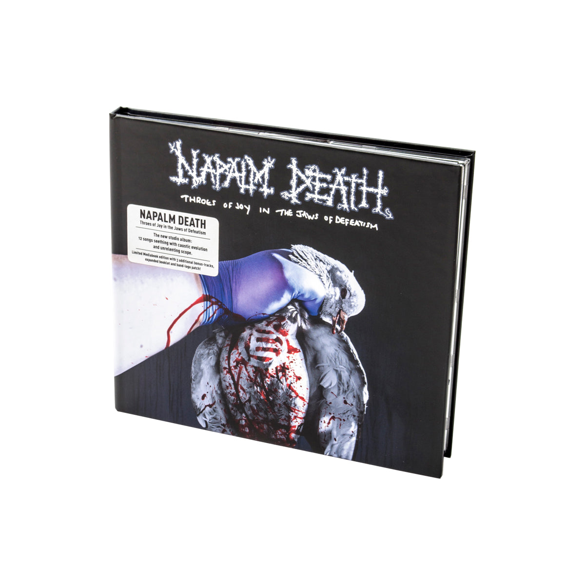 NAPALM DEATH - Throes Of Joy In The Jaws Of Defeatism - CD Mediabook + Patch
