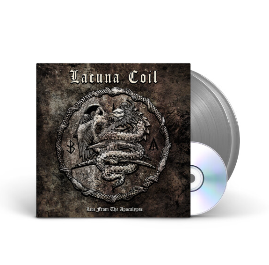 LACUNA COIL - Live From The Apocalypse - Silver 2xLP + DVD