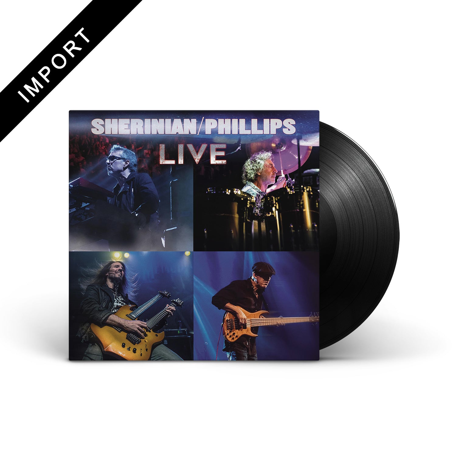 Derek Sherinian/Simon Phillips - SHERINIAN/PHILLIPS LIVE - Black Vinyl LP