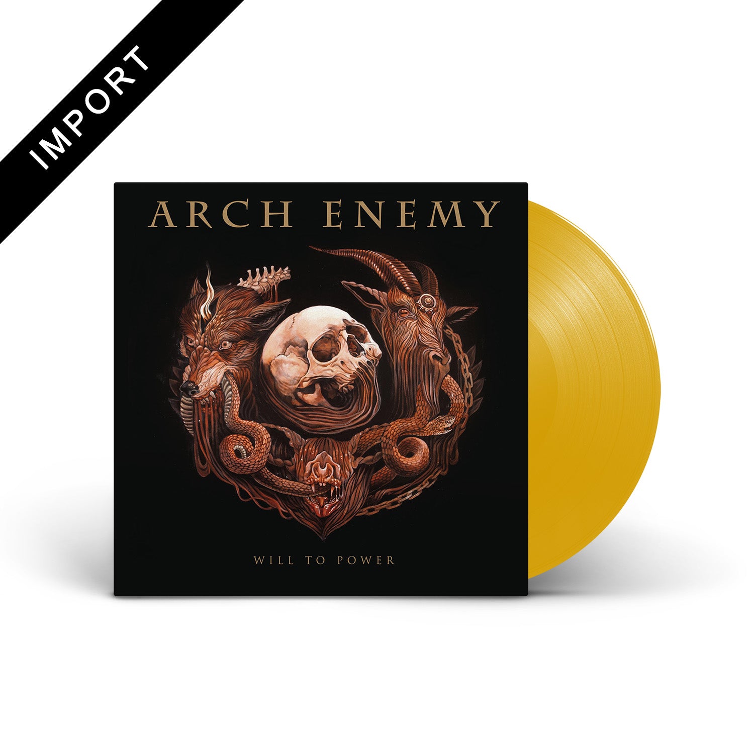 Arch Enemy - Will To Power (Re-issue 2023) - Yellow Vinyl LP