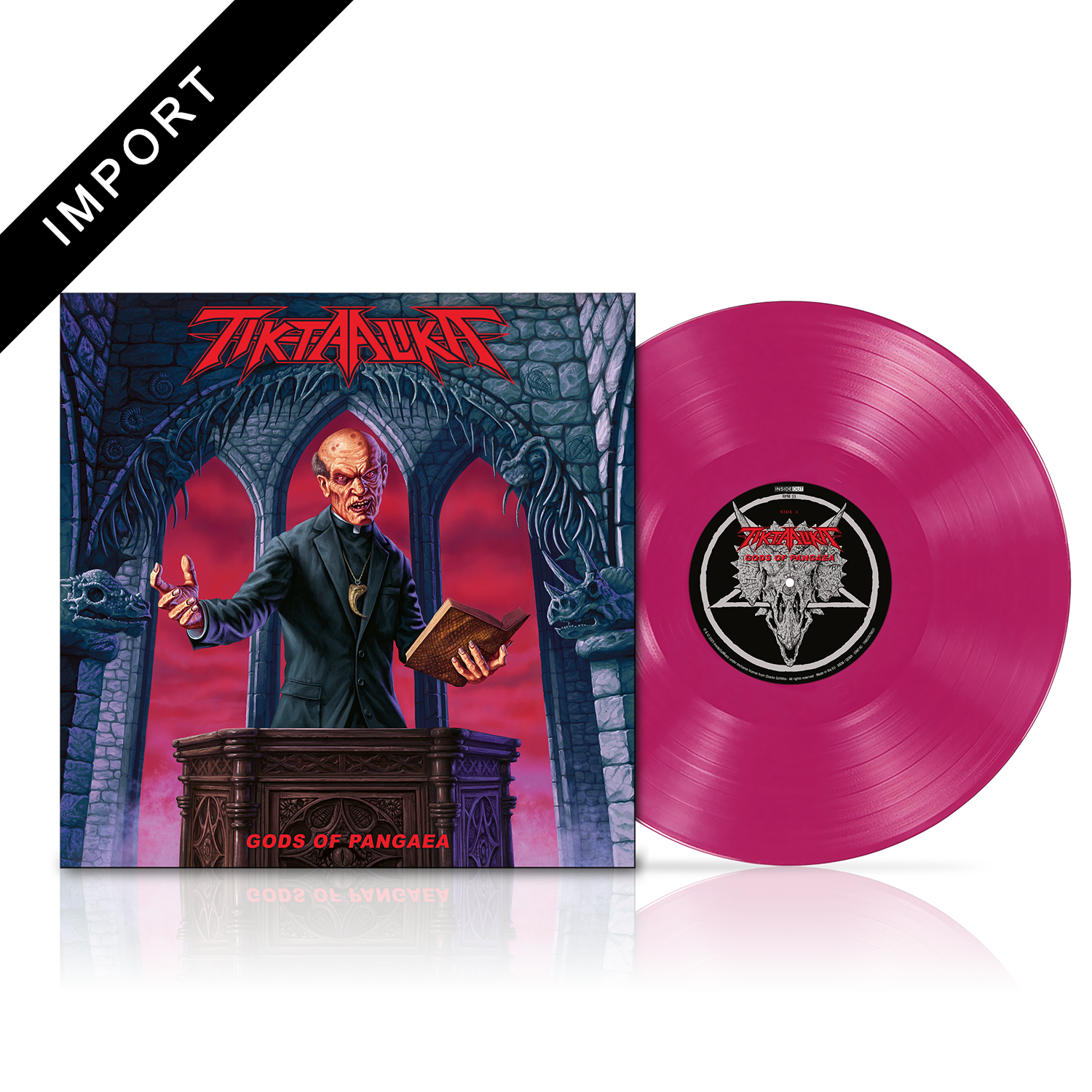 Tiktaalika "Tiktaalika - Gods of Pangaea - Ltd. Gatefold Transparent Magenta LP