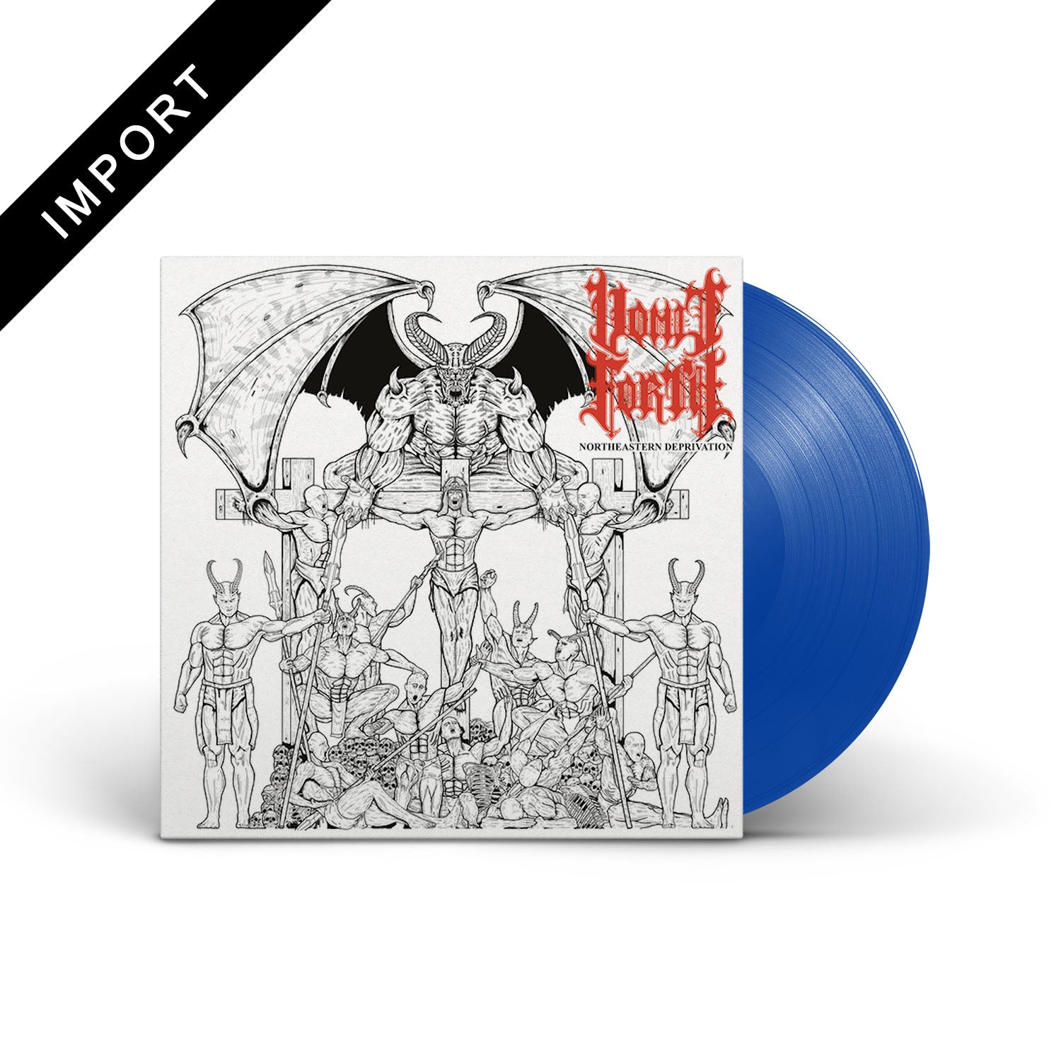 Vomit Forth - Northeastern Deprivation (Re-issue 2022) - Transparent Blue Vinyl LP