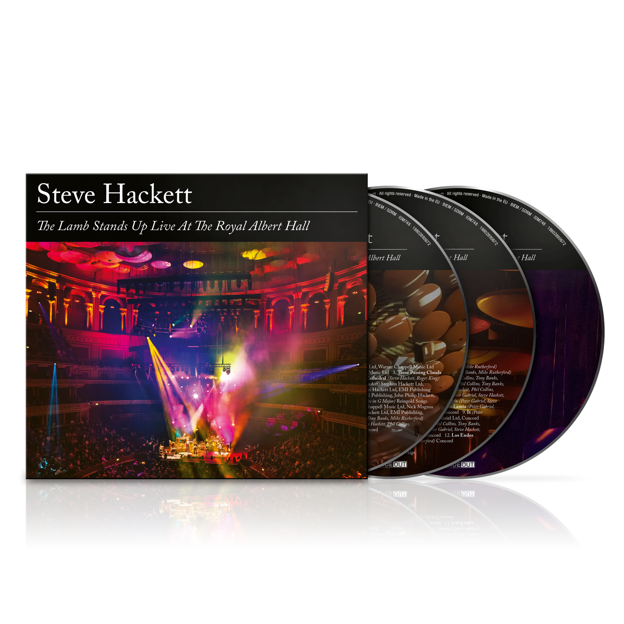 Steve Hackett - The Lamb Stands Up At The Royal Albert Hall - Live - 2xCD+Blu-Ray Digipak
