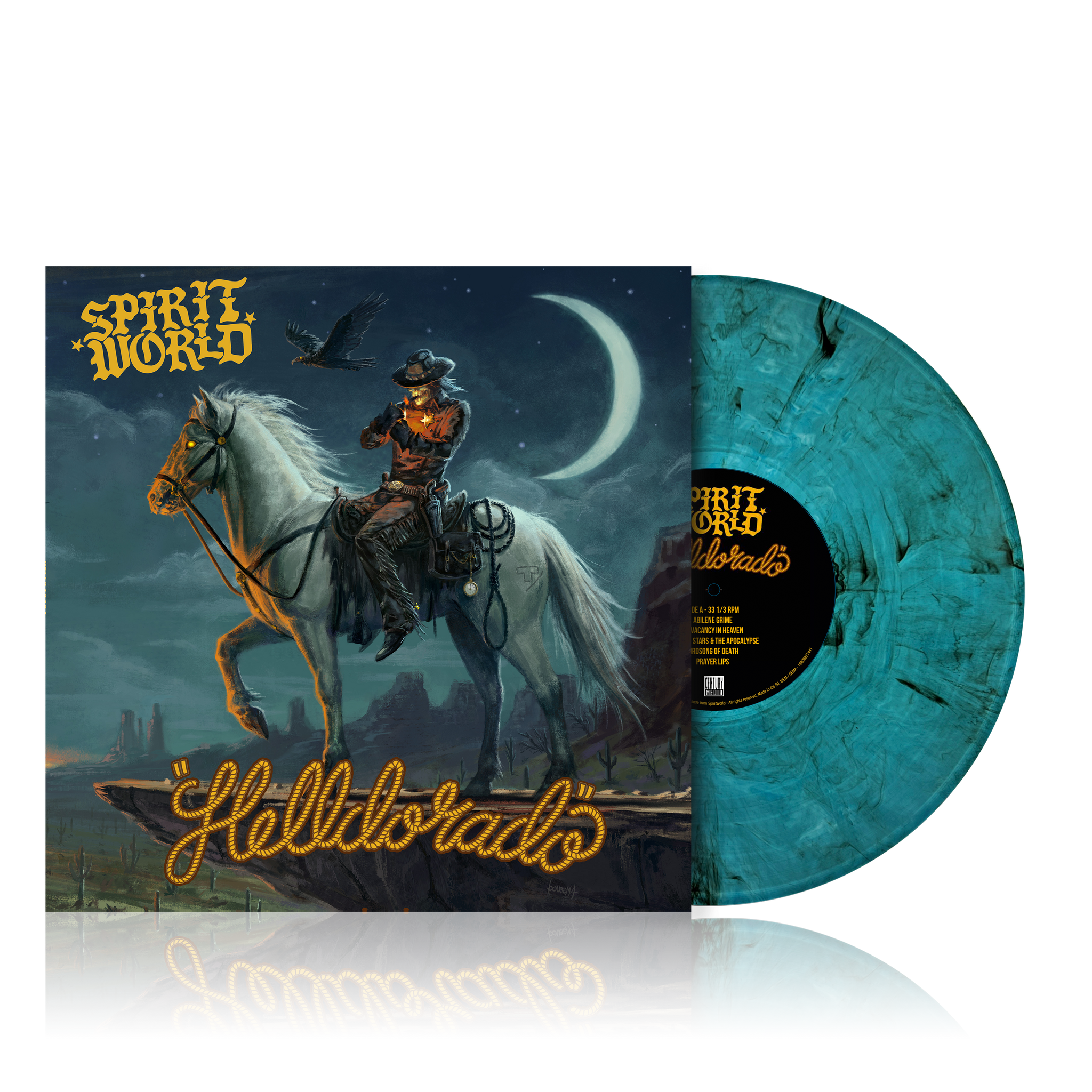 SpiritWorld - Helldorado - Sea Blue Smoke LP+Booklet