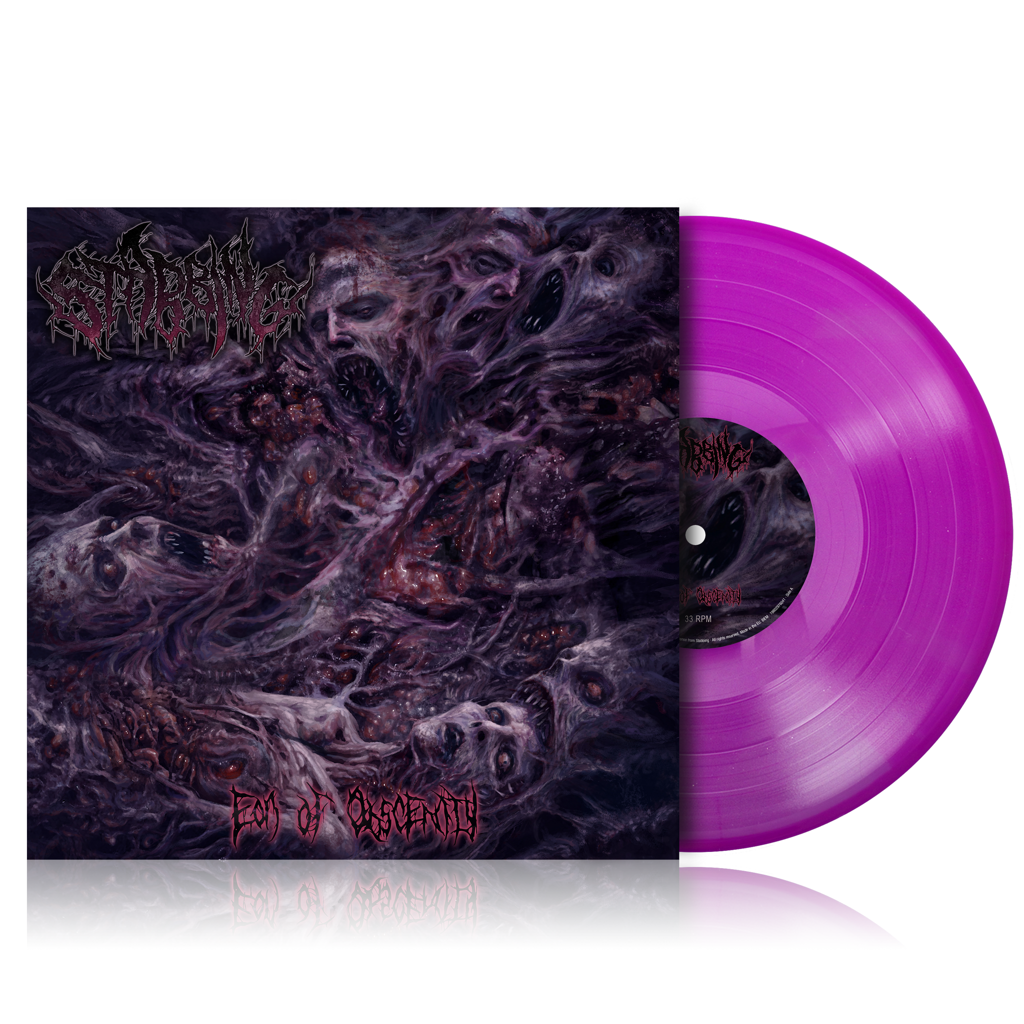 Stabbing - Eon of Obscenity - Neon Violet LP