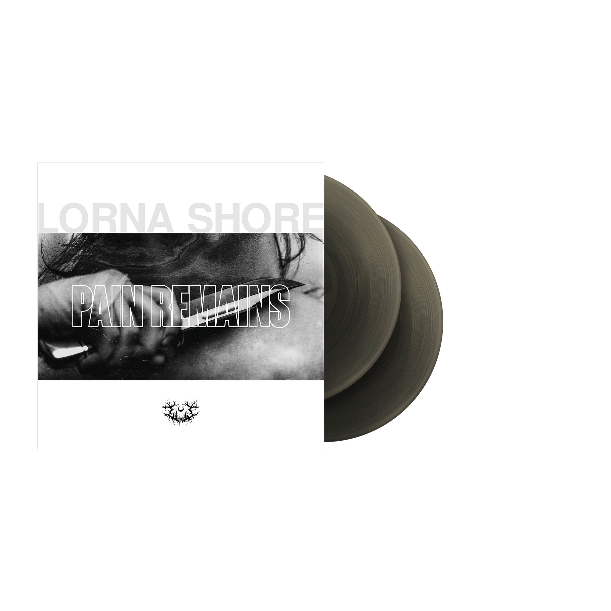 LORNA SHORE - Pain Remains - Transparent Black Ice Vinyl 2xLP